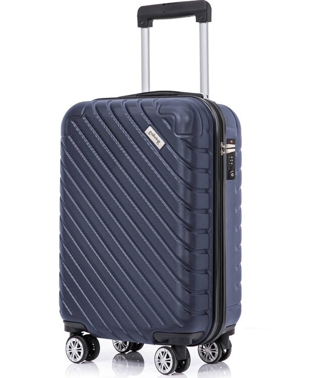 Goliving Goliving Handbagage Koffer met Wielen – Trolley – Lichtgewicht – TSA Slot – Gevoerde Binnenkant – 38 Liter – 55 x 35 x 23 cm – Blauw