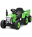 Coast Coast Kindertractor met Aanhanger - 3 Versnellingen 12V - Groen