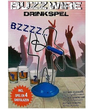 Merkloos Buzz Wire drinkspel