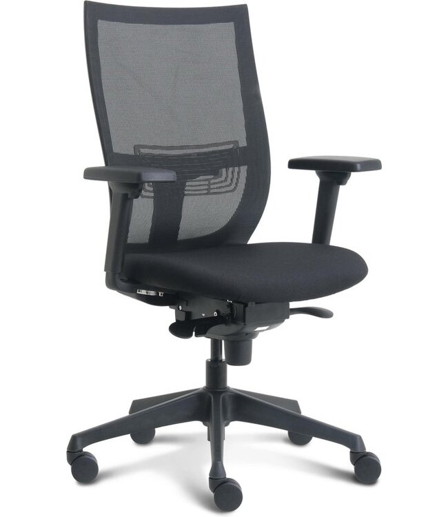 Euroseats - Curve Bureaustoel - Ergonomisch - Zwart