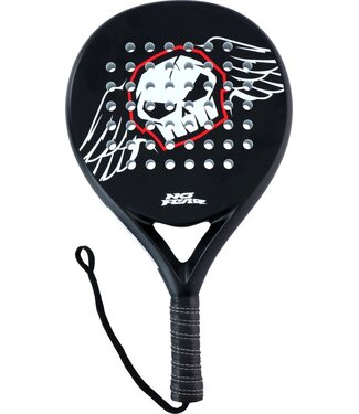 No Fear No Fear Padel Racket - Lichtgewicht Padelracket - Zwart