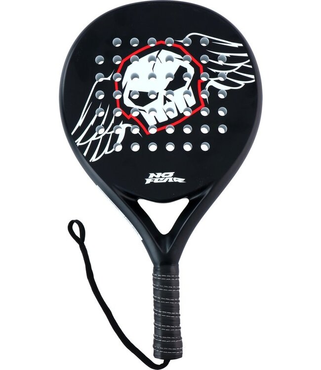 No Fear Padel Racket - Lichtgewicht Padelracket - Zwart