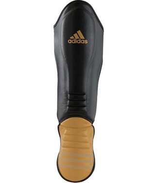 Adidas adidas Hybrid Super Pro Scheenbeschermer Zwart/Goud Extra Large