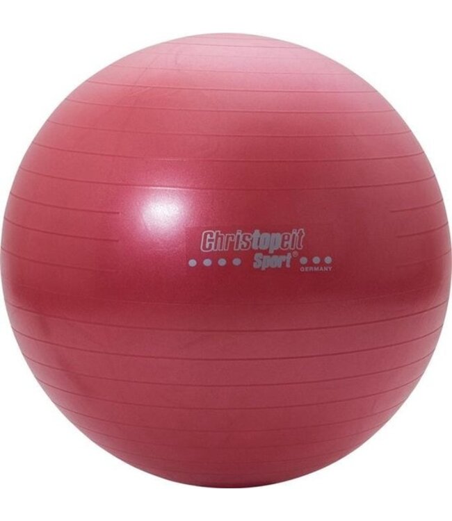 Christopeit - Gym bal 65cm incl. pomp - Rood