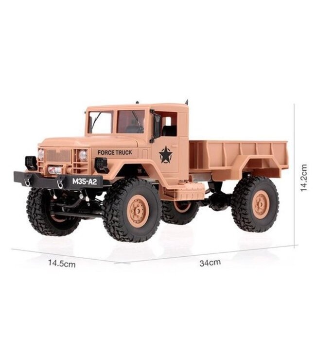 Military Rc Truck vrachtwagen -Wifi FPV live camera auto - App control (IOS&Android) 2.4GHZ