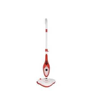 LUND Lund Stoomreiniger incl. UV-Lamp- 1500W met 8 opzetstukken - 16-delige set - 2 in 1 - Rood