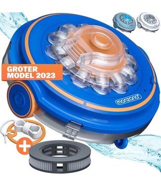 Monzana Monzana Zwembadrobot Poolboy600 – Draadloos met Batterij – Blauw