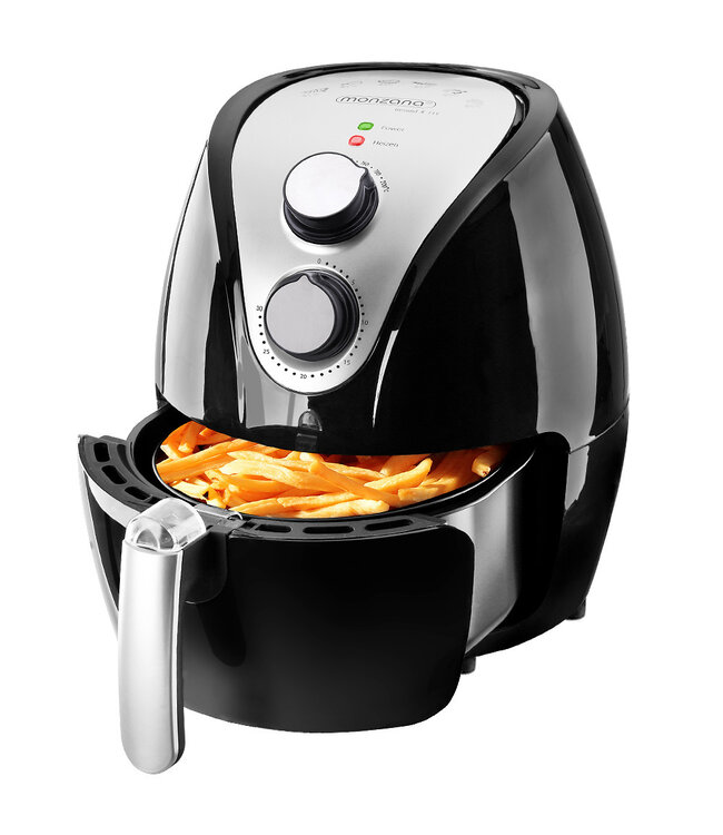 Monzana Airfryer 9-in-1 3,6 liter - zwart