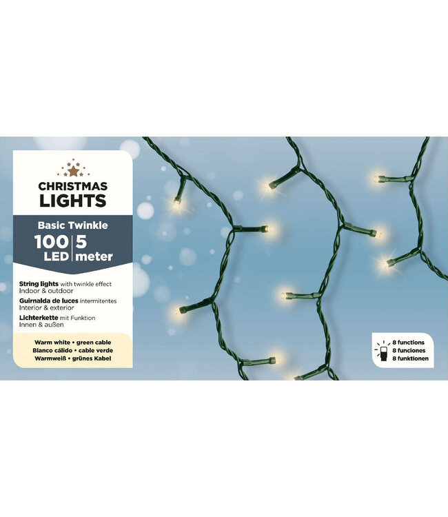 Christmas Lights Kerstverlichting - 5M - 100 LED