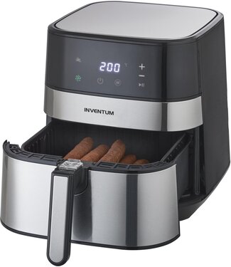 Inventum Inventum GF500HLD - airfryer - heteluchtfriteuse - inhoud 5 liter - zwart/rvs