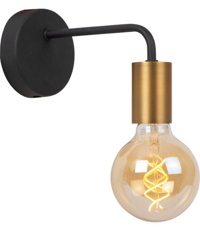 Lucide ENYA Wandlamp - 1xE27 - Zwart