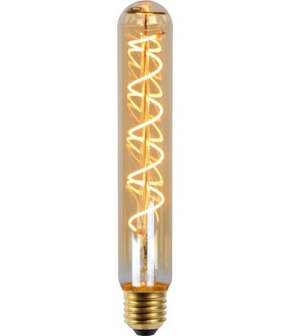 Lucide Lucide T32 - Filament lamp - Ø 3,2 cm - LED Dimb. - E27 - 1x4,9W 2200K - Amber