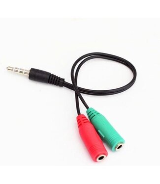 Garpex Audio Splitter - Audio Splitter 3.5mm Jack - AUX Splitter - Audio Kabel