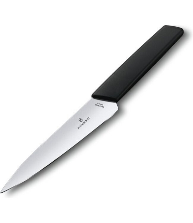 Victorinox Swiss Modern Koksmes - 15cm - RVS/PP Kunststof - Zwart