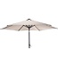 Pro Garden Parasol Solar - Ø 270 cm aluminium - met LED Verlichting - Taupe