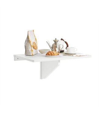 SoBuy SoBuy Eettafel inklapbaar - Max. 20 kg - 60 x 40 x 2 cm - Wit