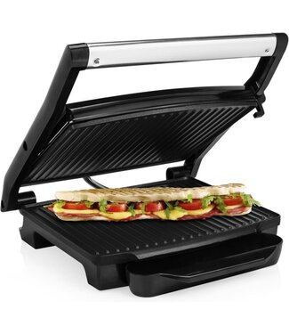 Princess Princess Panini Grill 112415 - Voor Tosti's en Panini's - 30 x 24 cm - Zwart