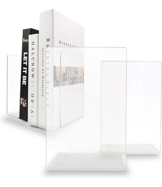 Holdy Doorzichtig Boekensteun Plexiglas - Set van 2 - Boekenstandaard - Boekenhouder - Boeksteun - Book Holder