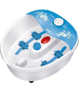 MPM MPM - Voetmassage Apparaat - Voetbad met Bubbelmassage - Infrarood Massageapparaat - Voetenbadje - MMS-01 - Wit/Blauw