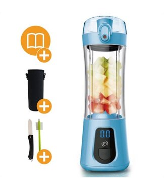 NoonComProducts NCP® Mini Blender To Go Set - Draagbare Blender - Portable Blender - Incl. recepten E-Book - 520 ml