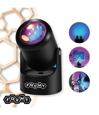 Foumt Foumt Sunset lamp Rainbow S2 - Projector - Sunset projector lamp - Zonsondergang lamp - Zwart