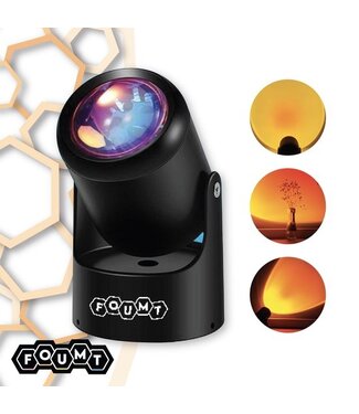 Foumt Foumt Sunset lamp Sunset S2 - Projector - Sunset projector lamp - Zonsondergang lamp - Zwart