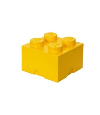 LEGO Lego - Opbergbox Brick 4 - Polypropyleen - Geel