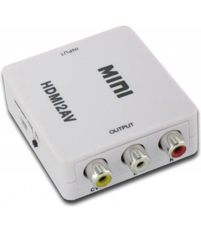 Garpex® HDMI Naar Tulp AV Converter - HDMI Naar RCA Composiet Audio Video Kabel Adapter