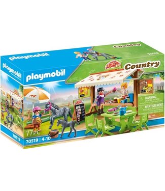 Playmobil PLAYMOBIL Country Pony - café - Set Incl. Accessoires