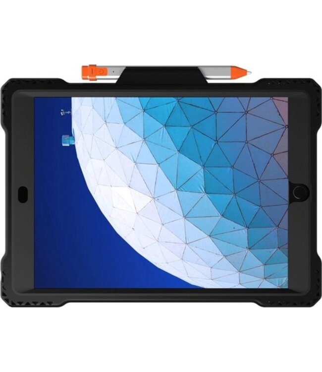 MAXCases Shield Extreme-X Zwart met Pencil / Crayon houder Apple iPad 8 (2020) / iPad 7 (2019)