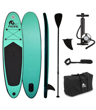 Pacific Pacific Ocean Green Sup Board - Special Edition -  285 cm - Incl. Benodigdheden - Groen - Tot 100 kg