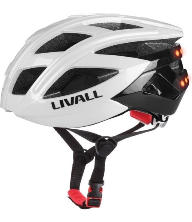 Livall BH60SE NEO Fietshelm - Smart Verlichting - SOS functie - Wit