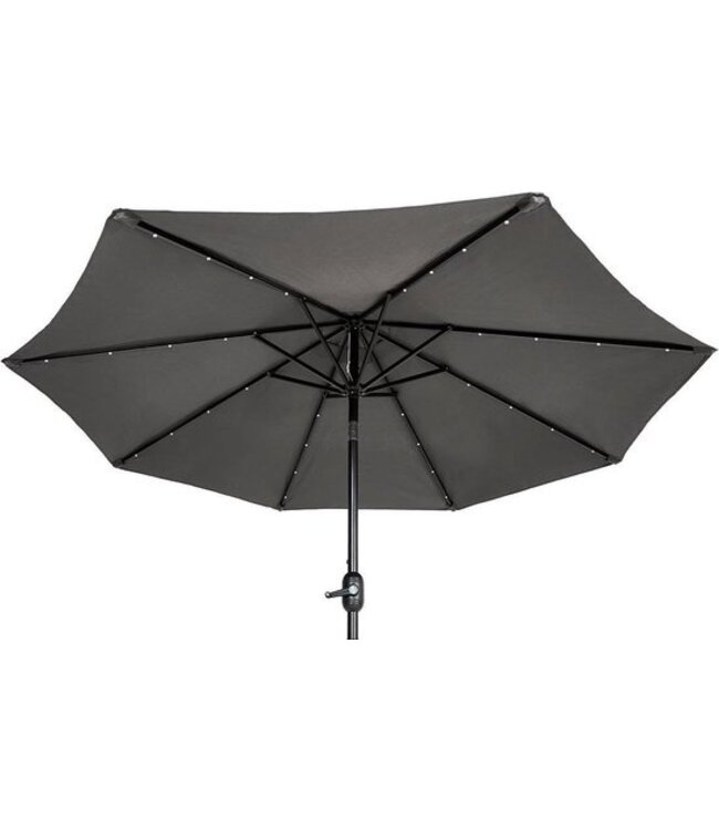 Feel Furniture - LED parasol - 2.7 meter - Donkergrijs