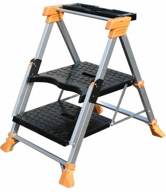 Batavia Batavia Trapladder - Transformeerbaar - Werkbank - 4-1 Verstelbaar - 150KG Draagrkacht