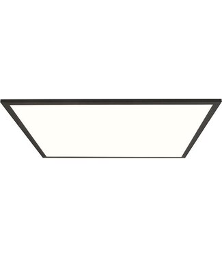 Brilliant BRILLIANT lamp, Buffi LED plafondpaneel 60x60cm zand zwart, metaal/kunststof, 1x 40W LED geïntegreerd, (5200lm, 4000K), A+