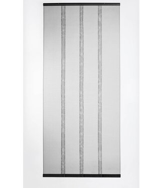 Merkloos Magnetisch vliegen/insecten gordijn zwart 100 x 210 cm - Vliegengordijnen