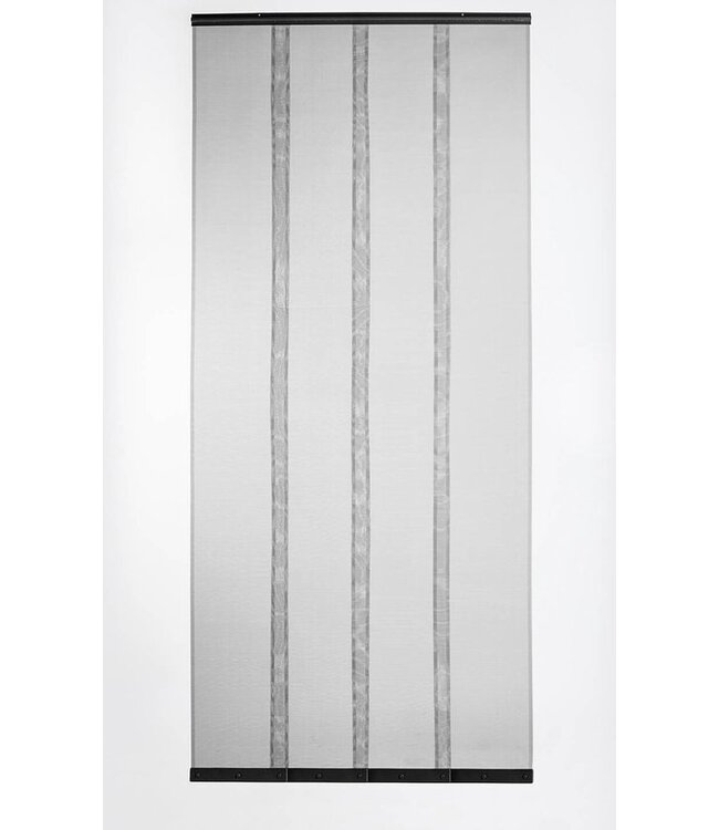 Magnetisch vliegen/insecten gordijn zwart 100 x 210 cm - Vliegengordijnen