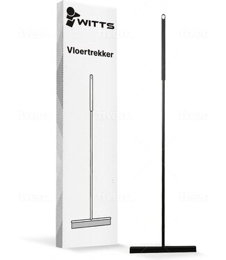 Witts WITTS Luxe Vloerwisser - RVS - Vloertrekker - Vloertrekker met Steel - Vloerwisser Badkamer