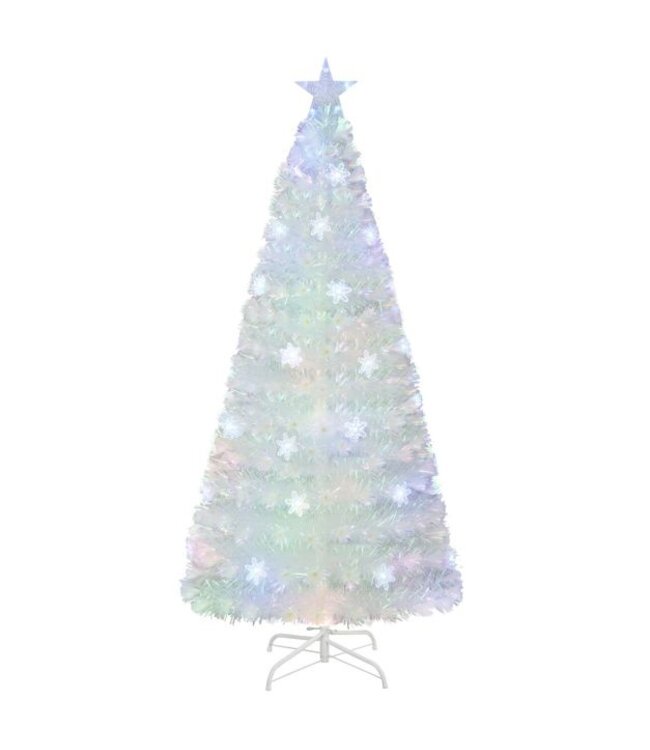 Coast Kerstboom - 180 cm - Verlicht - Glasvezel - Wit