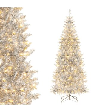 Coast Coast Kerstboom met verlichting - 300 LED - 790 Takken - 180 cm - Zilver