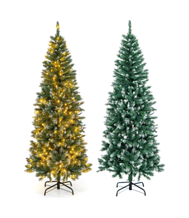 Coast Kerstboom potloodvorm met 250 Leds - 180cm - Groen