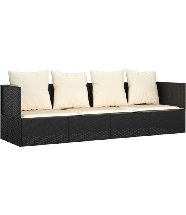 vidaXL-Loungebed-met-kussens-poly-rattan-zwart