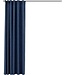 vidaXL vidaXL - Gordijn - linnen - look - verduisterend - met - haken - 290x245 - cm - blauw