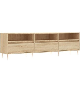 vidaXL vidaXL-Tv-meubel-150x30x44,5-cm-bewerkt-hout-sonoma-eikenkleurig