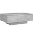 vidaXL vidaXL - Salontafel - 90x60x31 - cm - spaanplaat - betongrijs