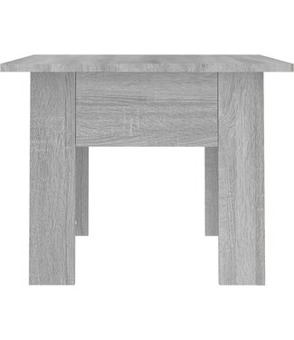 vidaXL vidaXL Bijzettafel - Salontafel - Spaanplaat - Sonoma - Eikenkleurig - 55x55x42cm - Grijs