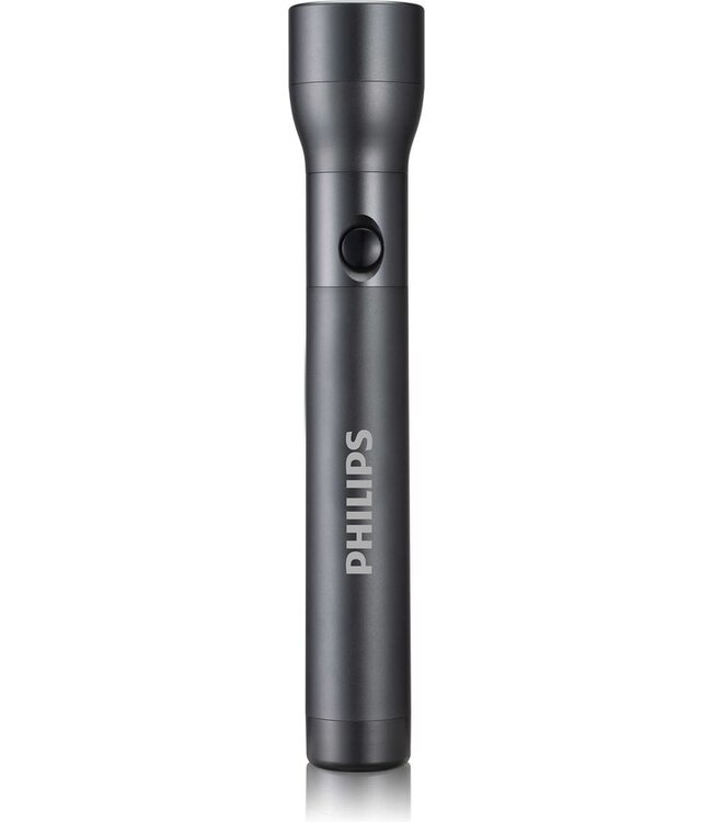 Philips Zaklamp - SFL4003T/10 - LED-zaklamp - incl. 6 AA-Batterijen - 350 lumen - Zwart - IPX4 Waterdicht - Draagbare Lamp