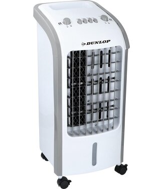 Dunlop Dunlop Aircooler - 3 Standen - Swing-functie - 4 Liter - Zwenkwielen - Wit