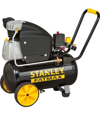 Stanley Stanley Compressor  - Luchtcompressor 10Bar - 24L - 240L/Min - Geïntegreerd Anti-Slip Handvat - Zwart - 251/10/24S FMXCM0062E