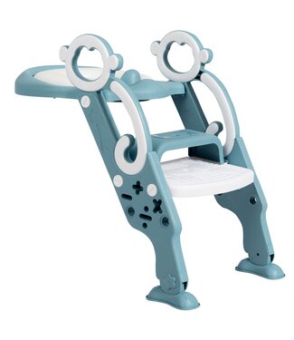 Coast Coast Toilettrainer met Trapje = Universeel - 1-8 Jaar - 41 cm hoog - Groen